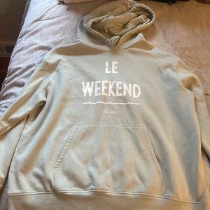 Mint Green H&M Le Weekend hoodie